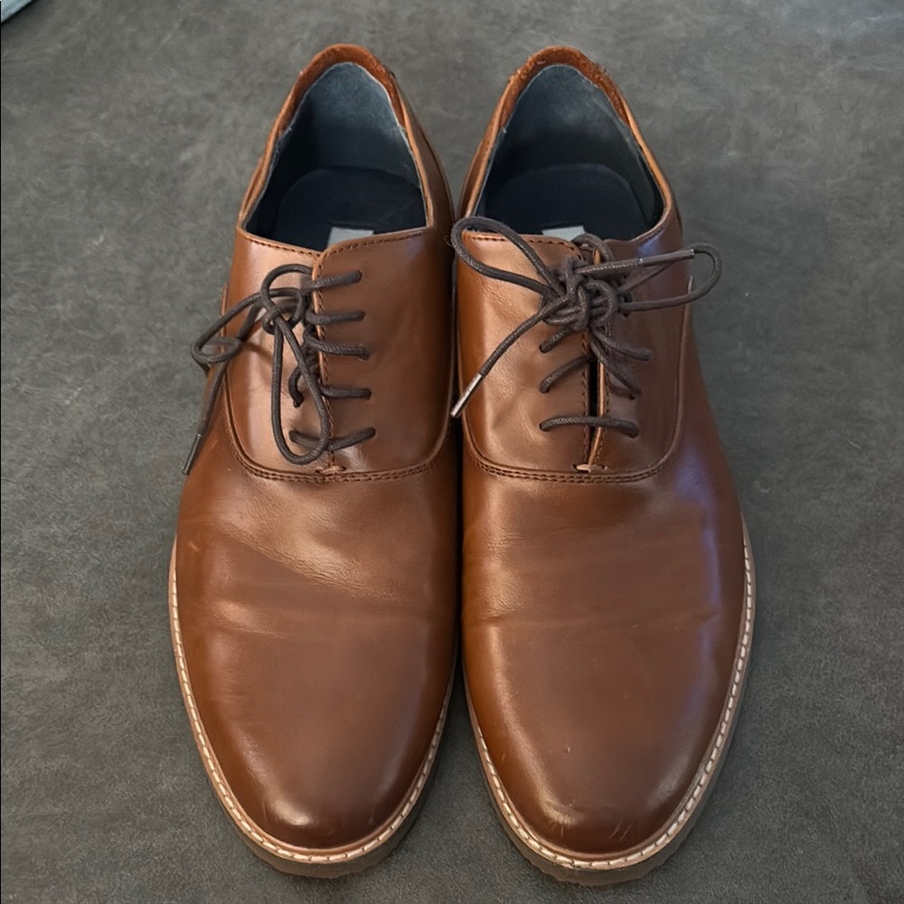 Classic Brown Leather Men's Shoes